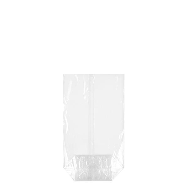 100 Kreuzbodenbeutel 100x175mm mit Siegelnaht