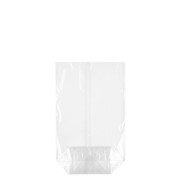 100 Kreuzbodenbeutel 145x235mm mit Siegelnaht