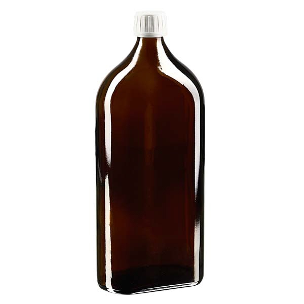 1000 ml Meplat braun Schraubv- w- OV EPE-Scheibe