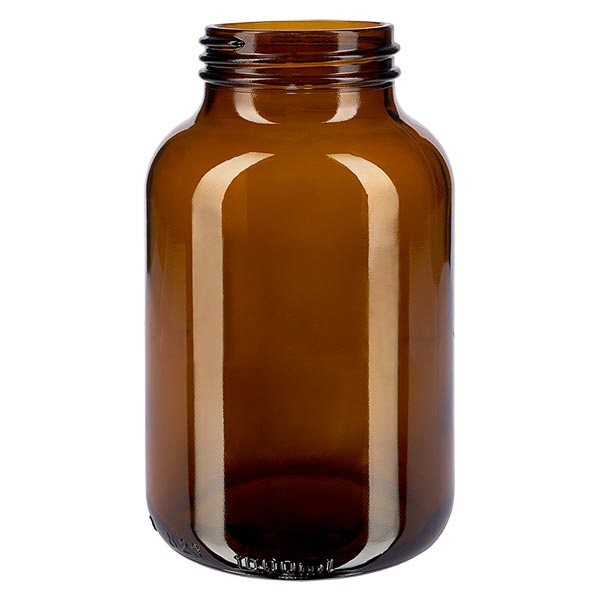 1000ml Weithalsflasche Braunglas