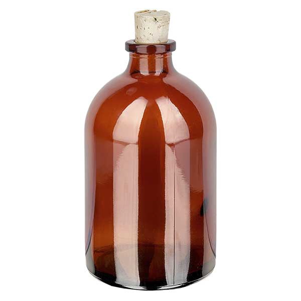 100ml braune Injektionsflasche mit Korken