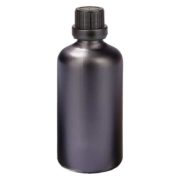 100ml Flasche 11mm SV OV BlackL- UT18-100