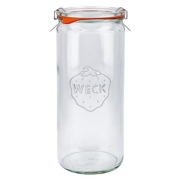 1040ml Zylinderglas komplett WECK RR80