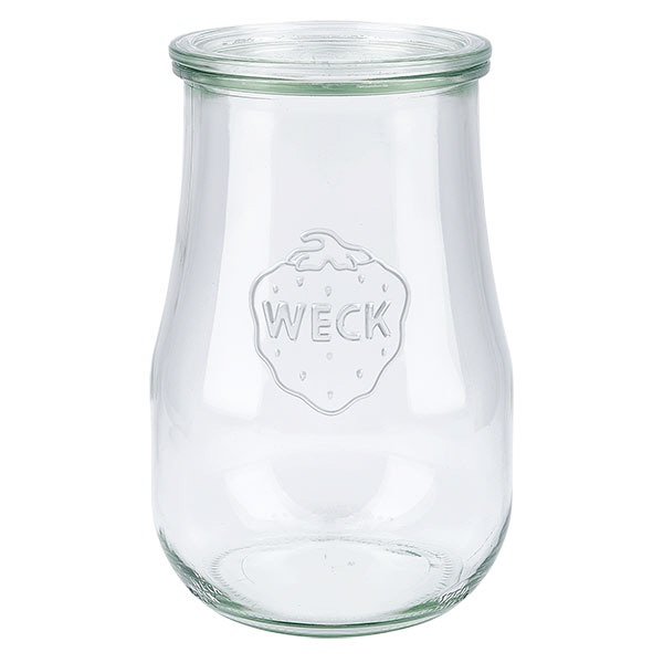 1750ml Tulpenglas mit Glasdeckel WECK RR100