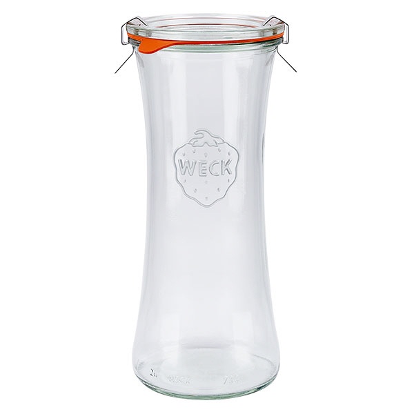 700ml Delikatessenglas komplett WECK RR80