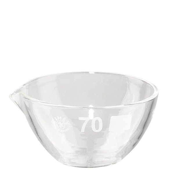 Abdampfschale 60ml mit Ausguss Borosilikat