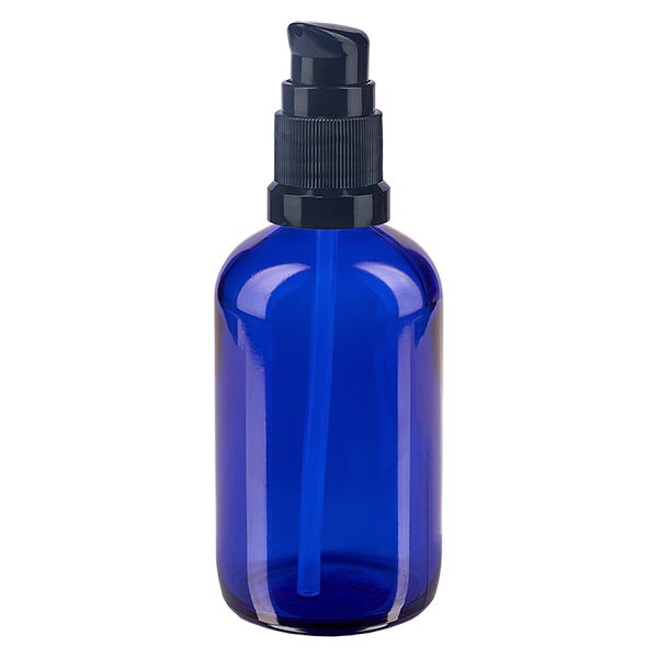 Apothekenfl- blau 100ml Pumpverschluss schwarz St unter Apothekenflaschen > Blaue Apothekenflaschen 10 200ml 1 > Blaue Flaschen 100 Ml