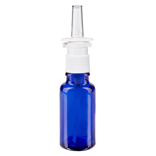 Apothekenfl- blau 20ml Nasenzerstuber weiss St