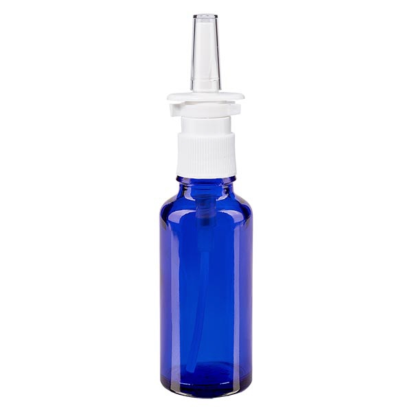 Apothekenfl- blau 30ml Nasenzerstuber weiss St