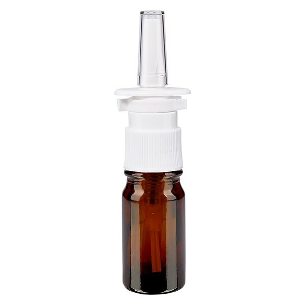 Apothekenfl- braun 5ml Nasenzerstuber weiss St