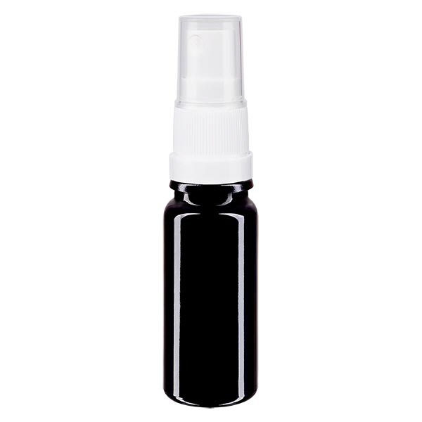 Apothekenfl- viol- 10ml Sprayaufsatz weiss