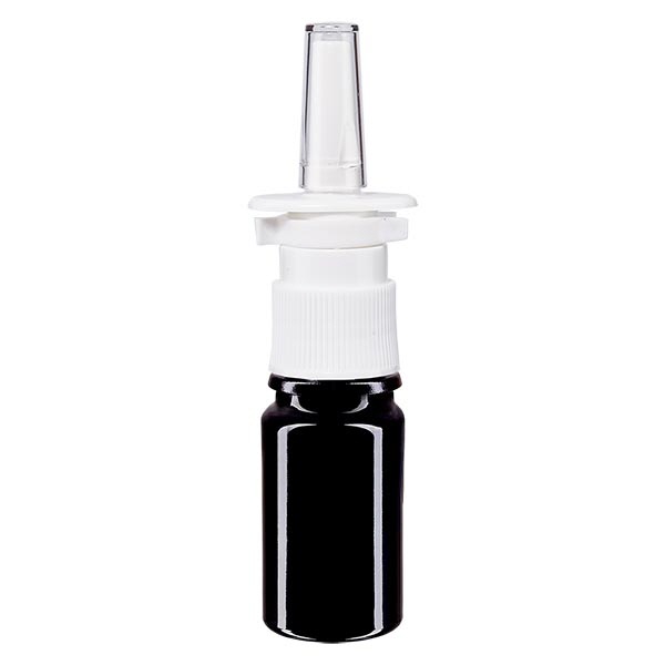 Apothekenfl- viol- 5ml Nasenzerstuber weiss St