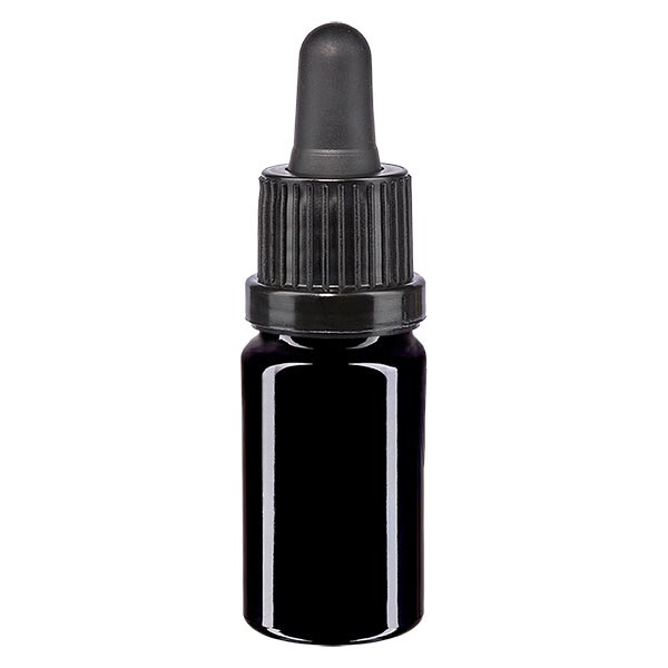 Apothekenfl- viol- 5ml Pipette schwarz OV