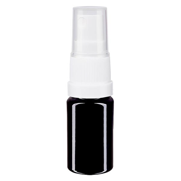 Apothekenfl- viol- 5ml Sprayaufsatz weiss