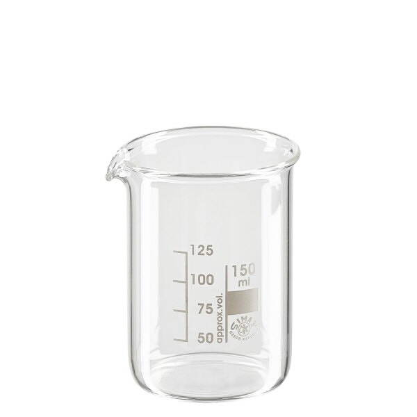Becherglas 150ml Borosilikatglas- niedrige Form