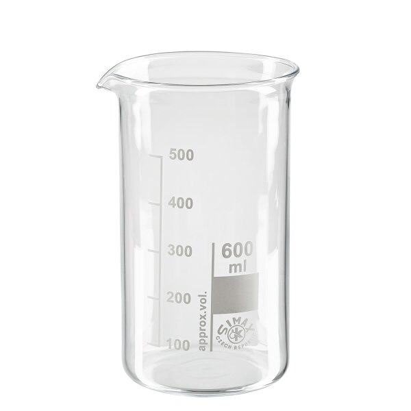 Becherglas 600ml Borosilikatglas- hohe Form