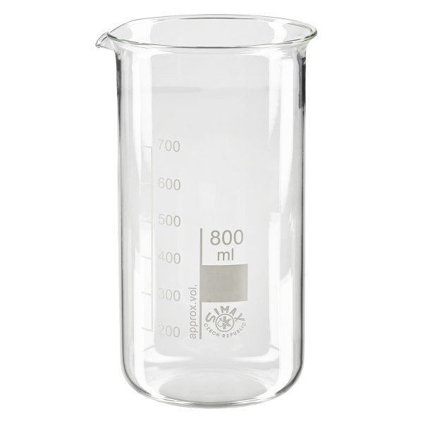 Becherglas 800ml Borosilikatglas- hohe Form