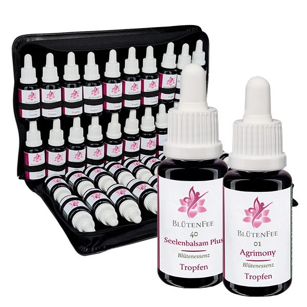 Bltenfee Set 20ml mit Lederetui