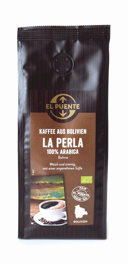 Bolivien Kaffee La Perla ganze Bohne