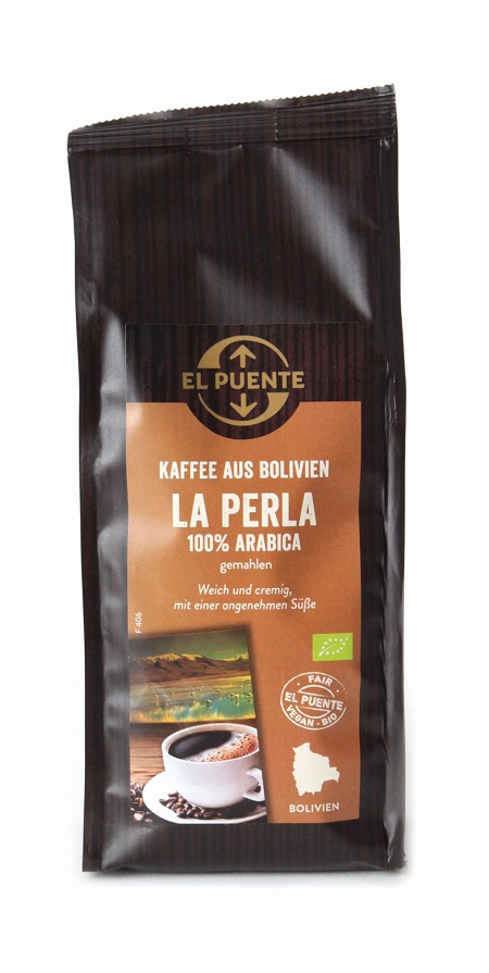 Bolivien Kaffee La Perla gemahlen