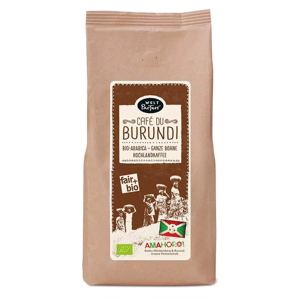 Cafe du Burundi medium ganze Bohne