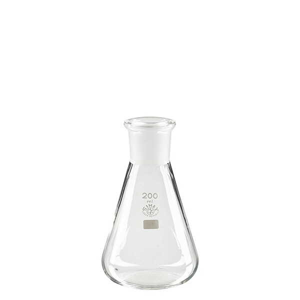 Erlenmeyerkolben 200ml mit Normschliff (29-32) unter Glasflaschendosenapothekenglas > Laborglas Und Praxisbedarf > Erlenmeyerkolben