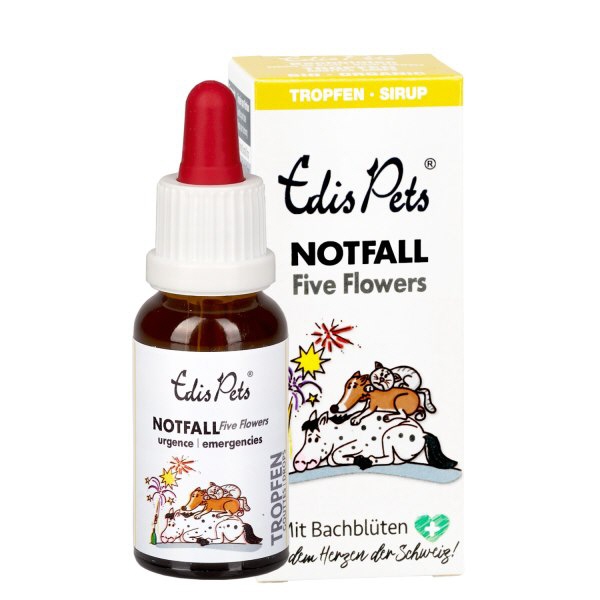 Five Flowers Notfalltropfen fr Tiere bio