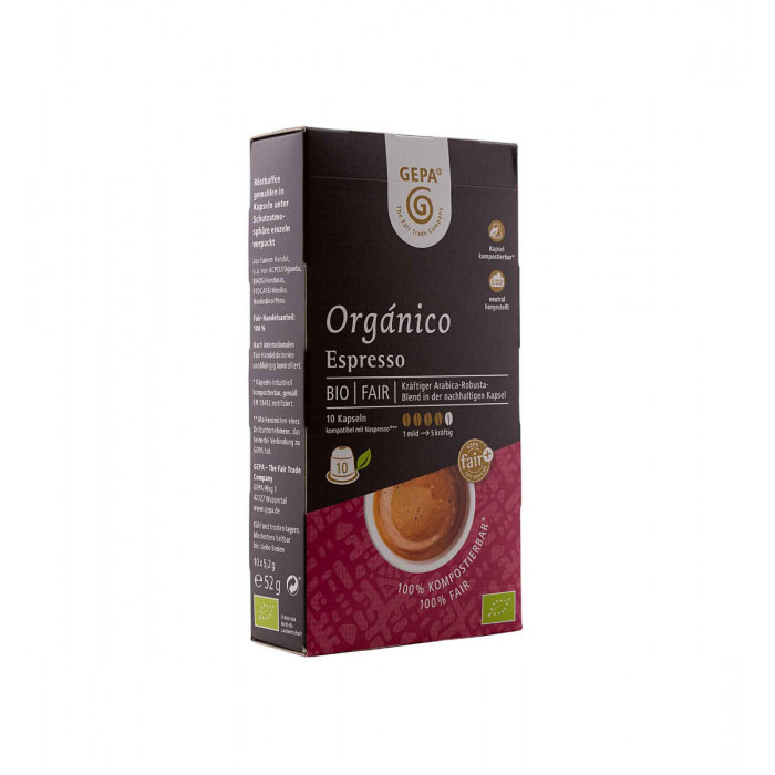 GEPA Bio Organico Espresso Kaffeekapseln