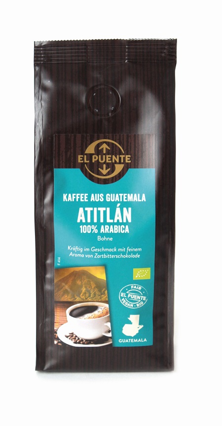 Guatemala Kaffee Atitlan ganze Bohne