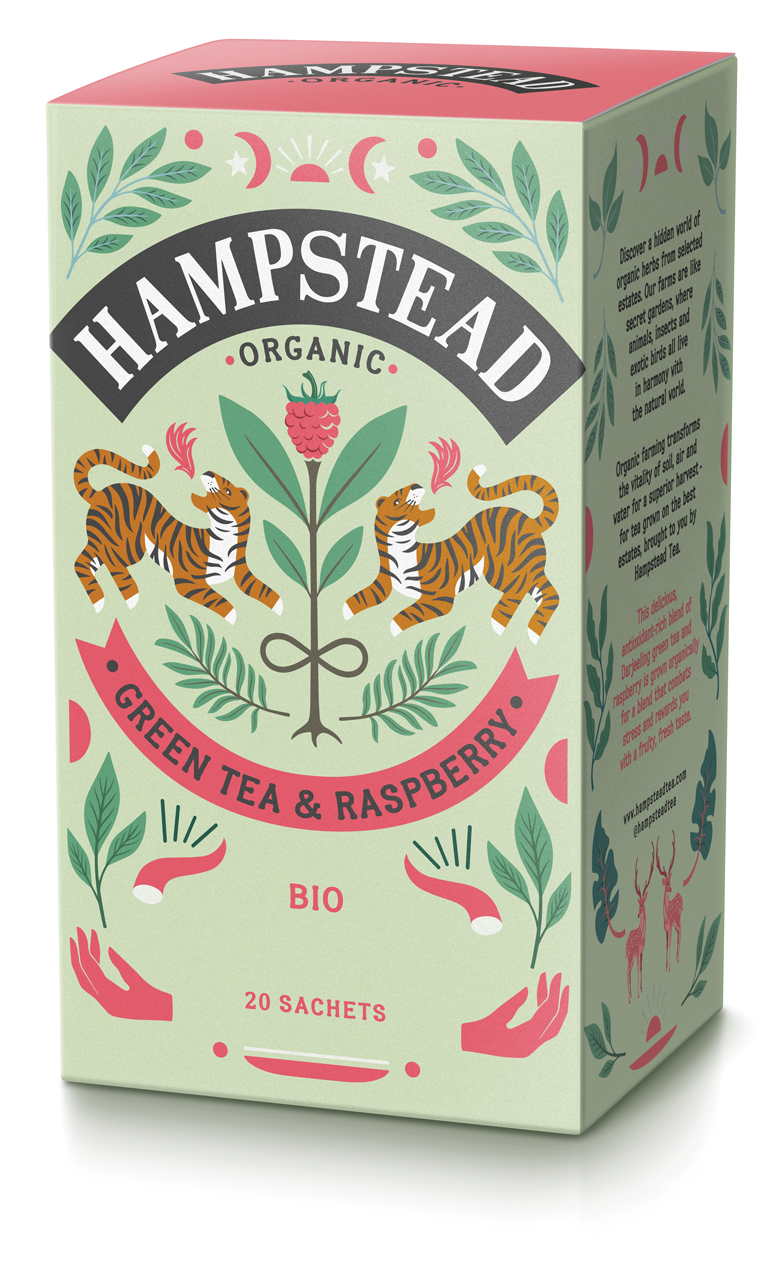 Hampstead Grntee mit Himbeere