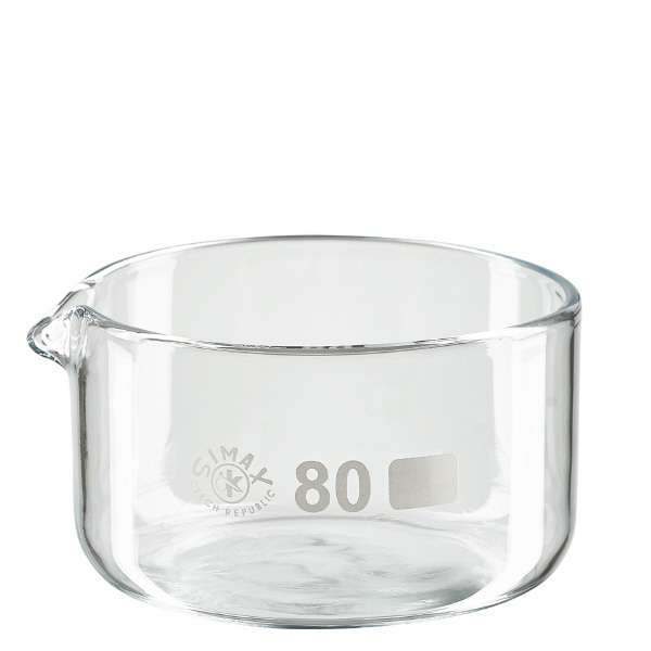 Kristallisierschale 150ml mit Ausguss Borosilikat