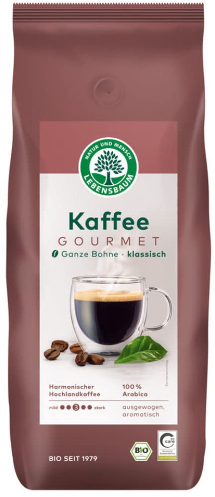 Lebensbaum Gourmet-Kaffee klassisch 1kg Bohne