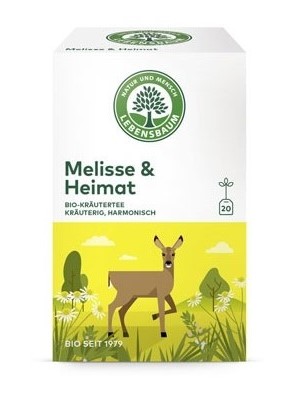 Lebensbaum Melisse und Heimat Krutertee