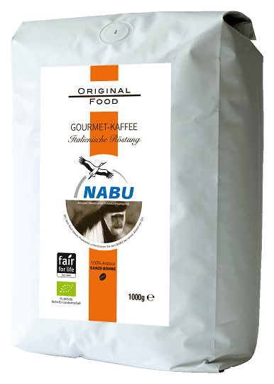 Nabu Kaffee italienische Rstung 1kg ganze Bohne