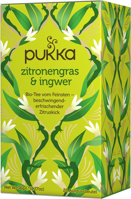 Pukka Zitronengras und Ingwer Tee