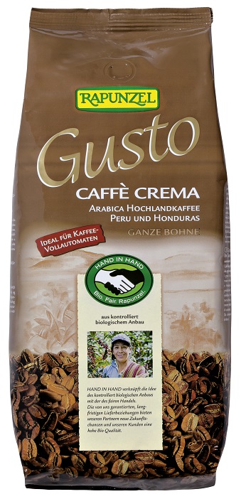 Rapunzel Gusto Caffe Crema ganze Bohne 1kg