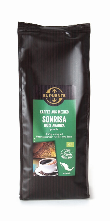 Sonrisa Kaffee aus Mexiko gemahlen