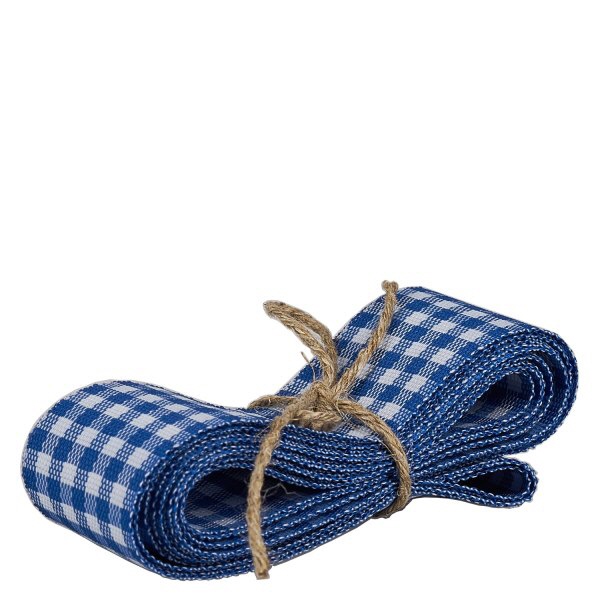Stoffband blau-weiss zum Dekorieren 300cm