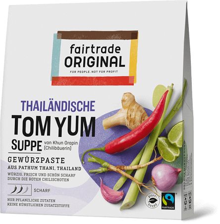 Thailndische Tom Yum Suppe