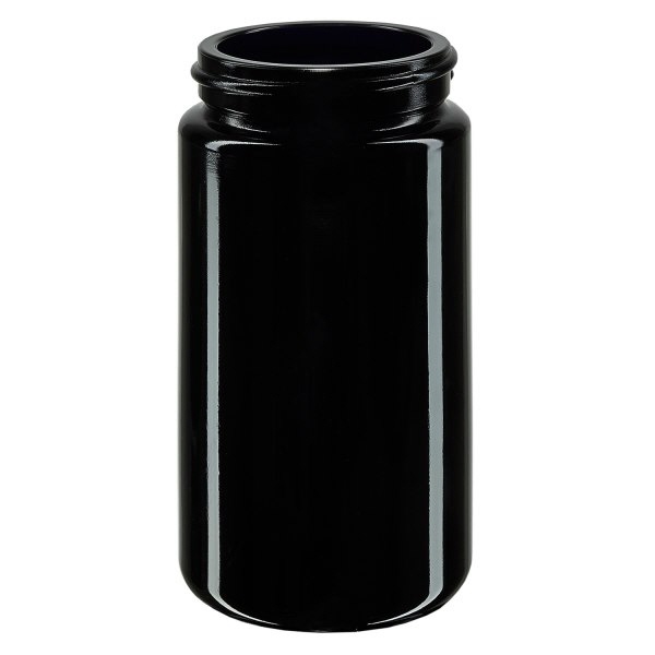 Weithalsdose+ Violettglas 100ml- ohne Deckel