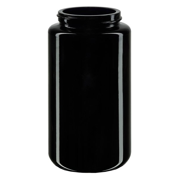 Weithalsdose Violettglas 200ml- ohne Deckel