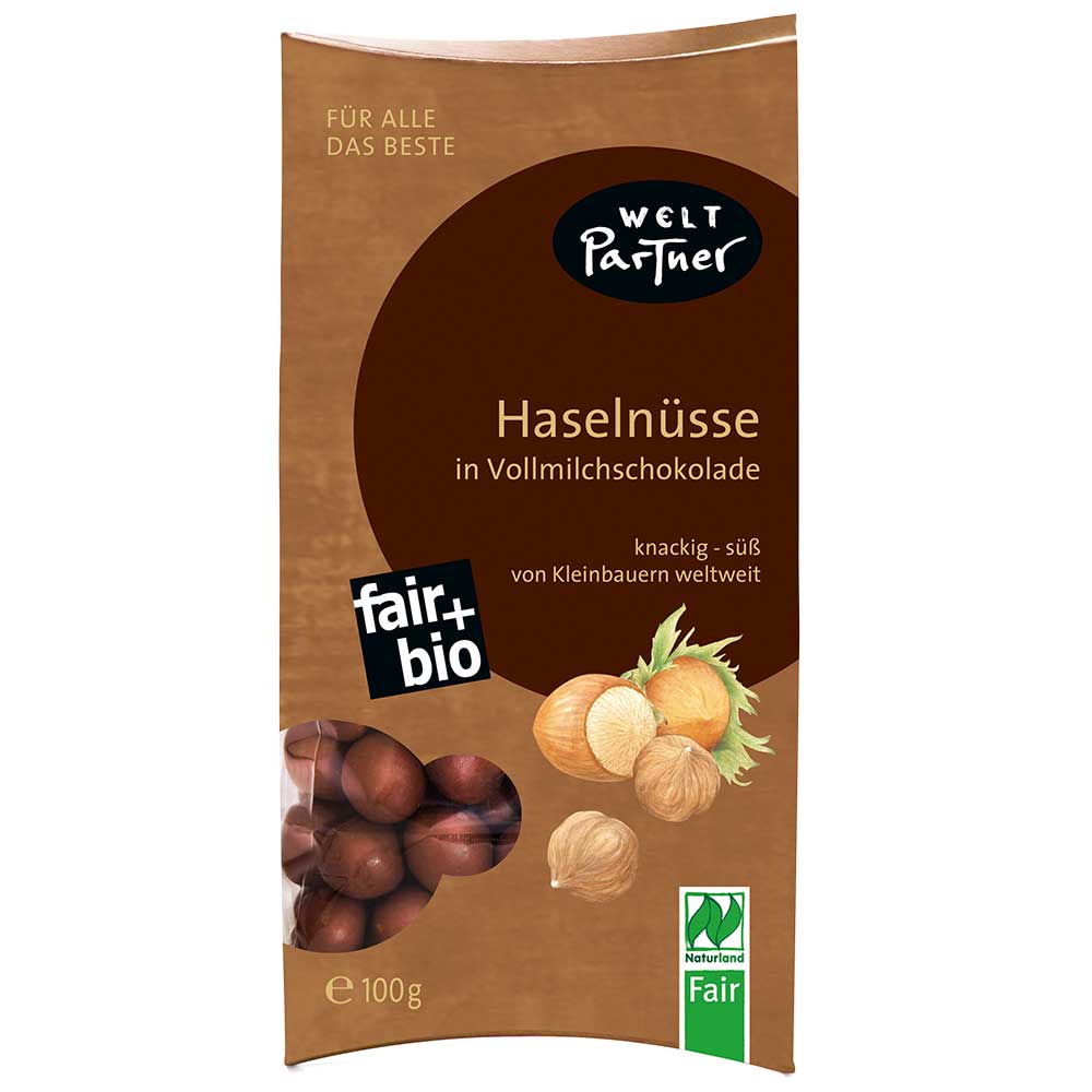 Weltpartner Haselnsse in Vollmilchschokolade